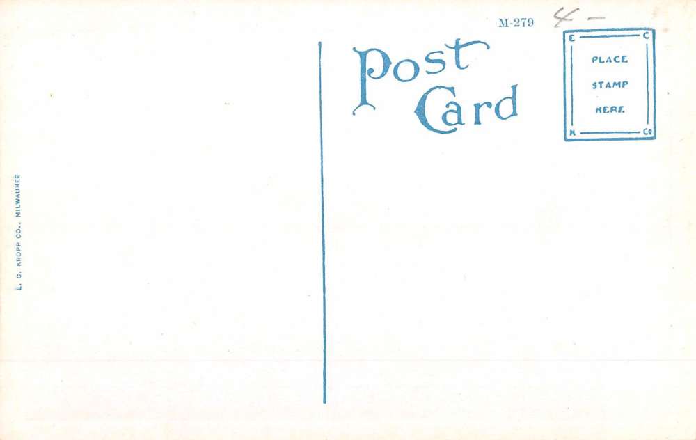 Oconto Wisconsin Post Office Street View Antique Postcard K63267 - Image 2