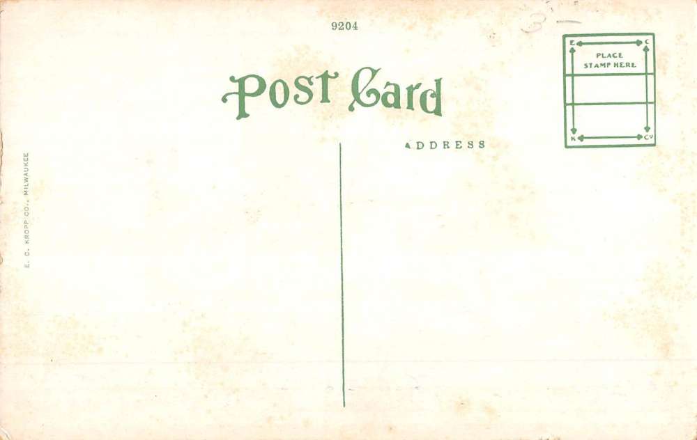 Fond Du Lac Wisconsin Court House Street View Antique Postcard K63284 - Image 2