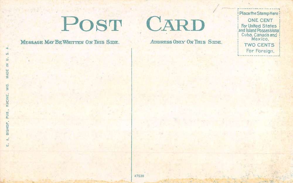 Ripon Wisconsin Railroad Depot Waterfront Antique Postcard K63309 - Image 2