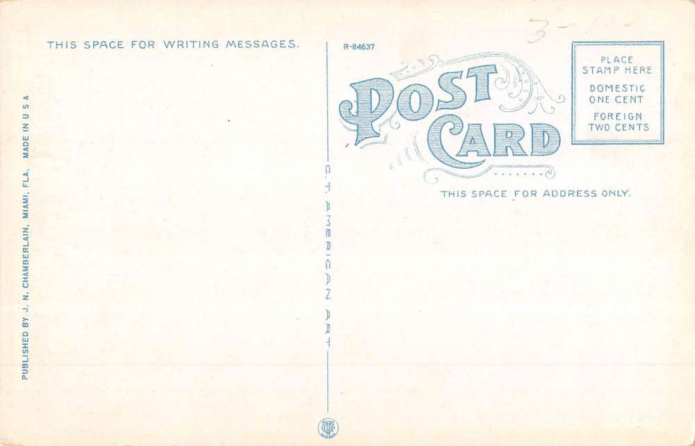 Miami Florida Flagler Monument Multiview Antique Postcard K63343 - Image 2