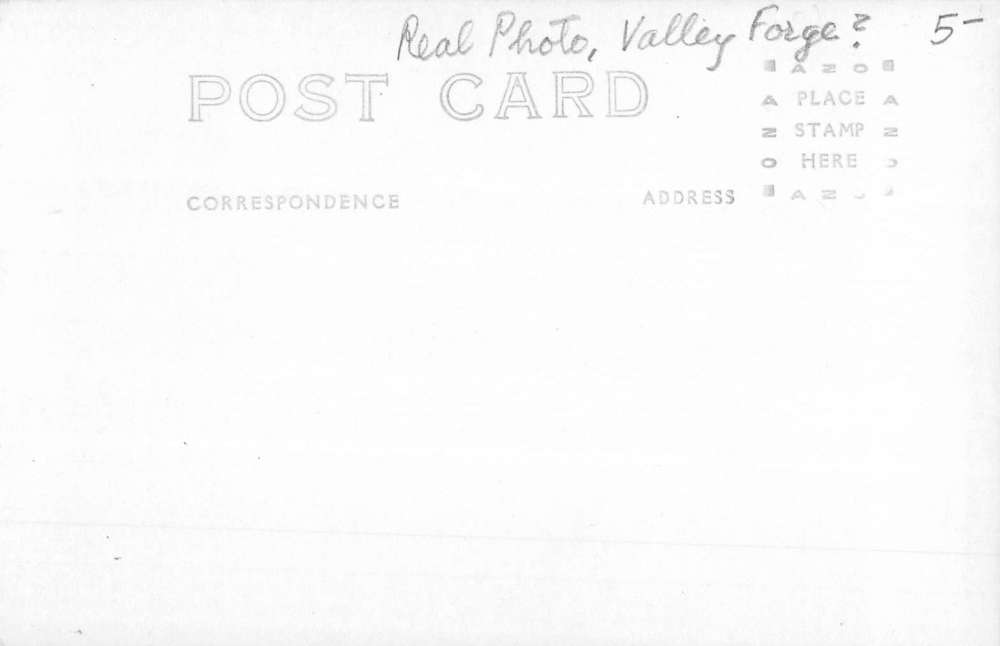 Valley Forge Virginia Washington HQ Kitchen Real Photo Antique Postcard K63369 - Image 2