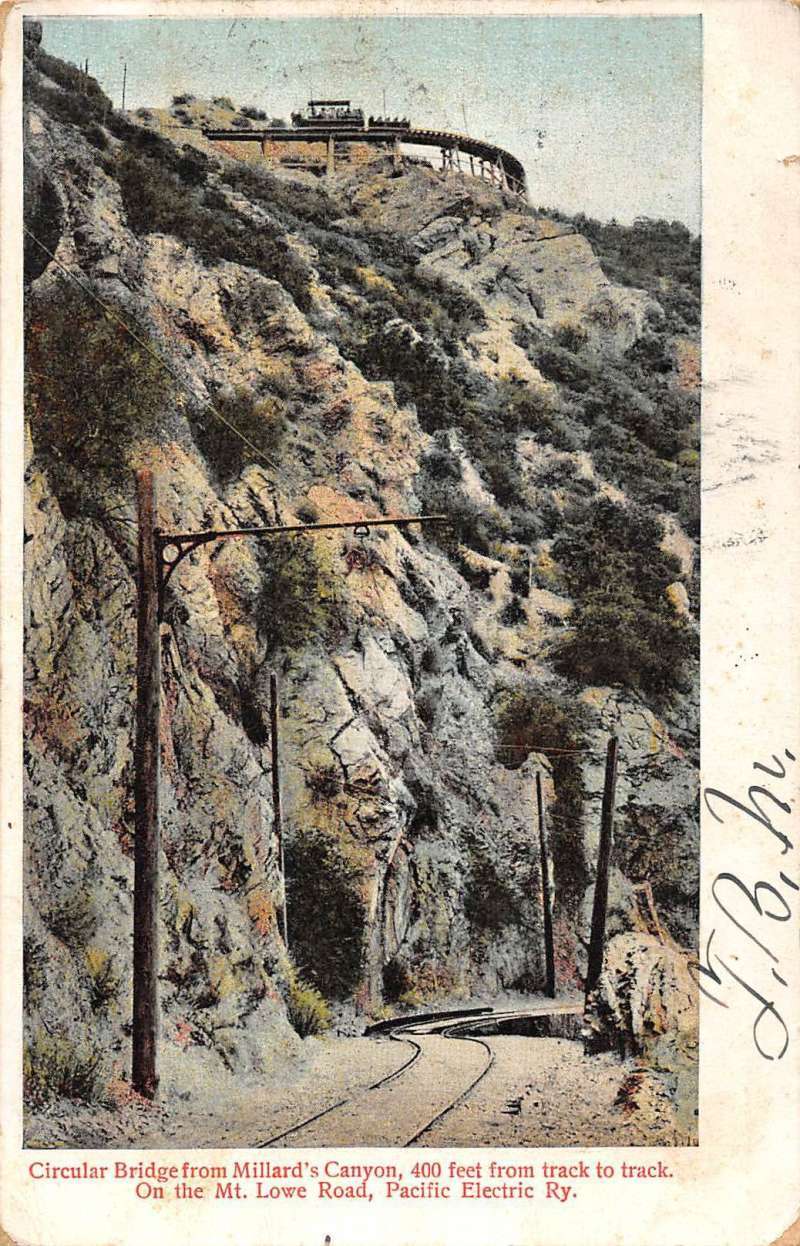 Pair Of Echo Mountain California Doanes Cancel Antique Postcards K63610 - Image 2