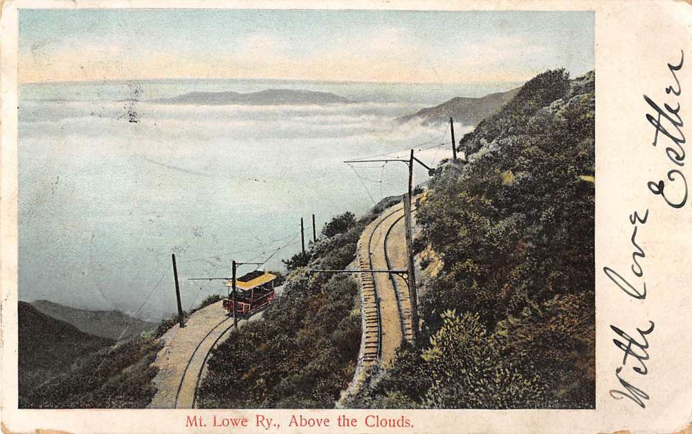 Pair Of Echo Mountain California Doanes Cancel Antique Postcards K63610 - Image 4
