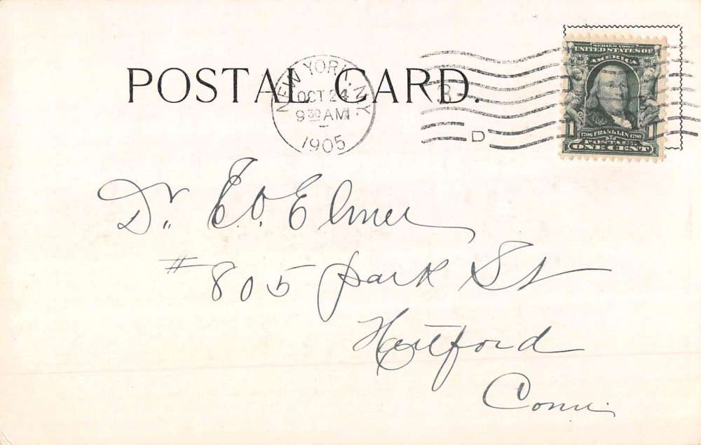 Rutnerford New Jersey Presbyterian Church Street View Antique Postcard K63721 - Image 2