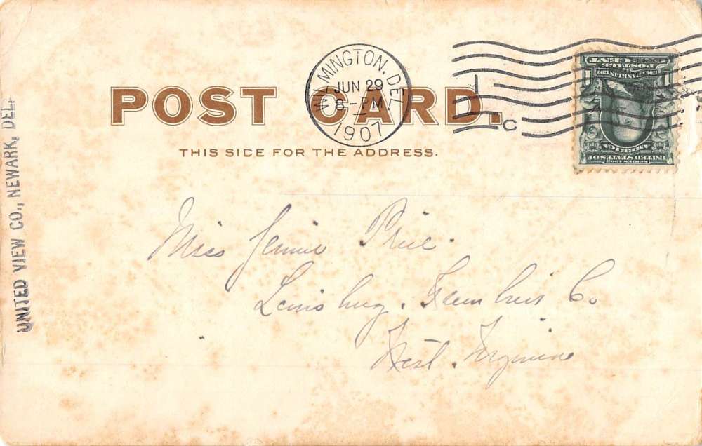 Kennet Square Pennsylvania Cedarcroft Historic Bldgs Antique Postcard K64029 - Image 2