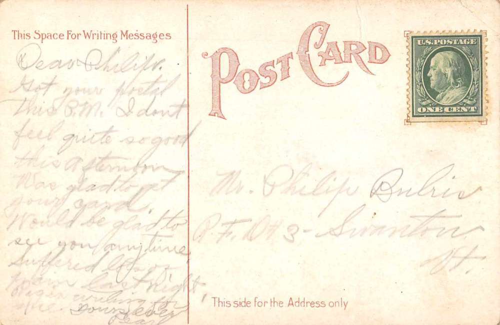 Plattsburgh New York Culver Hill Monument Multiview Antique Postcard J67013 - Image 2