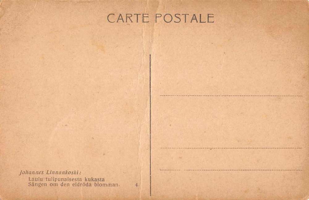 Linnankoski Movie Scene Logging River Antique Postcard J67063 - Image 2