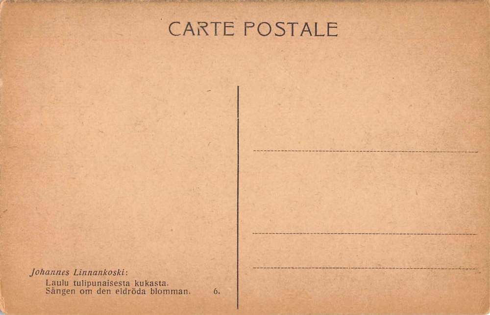 Linnankoski Movie Scene Man Log Surfing Scenic View Antique Postcard J67084 - Image 2