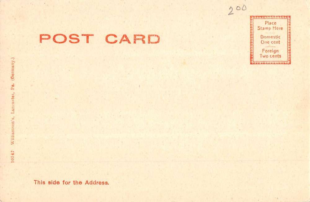 Lancaster Pennsylvania Conestoga Williamson Park Antique Postcard K64400 - Image 2