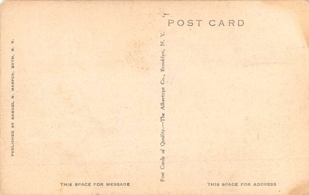 Bath New York National Military Home Hospital Annex Antique Postcard K65044 - Image 2