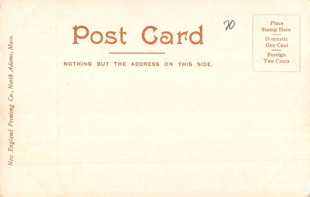 Mt Greylock Massachusetts Summit House Street View Antique Postcard K65069 - Image 2