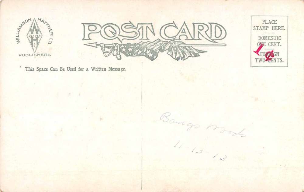 Newton Kansas Catholic Church Street View Antique Postcard K65930 - Image 2