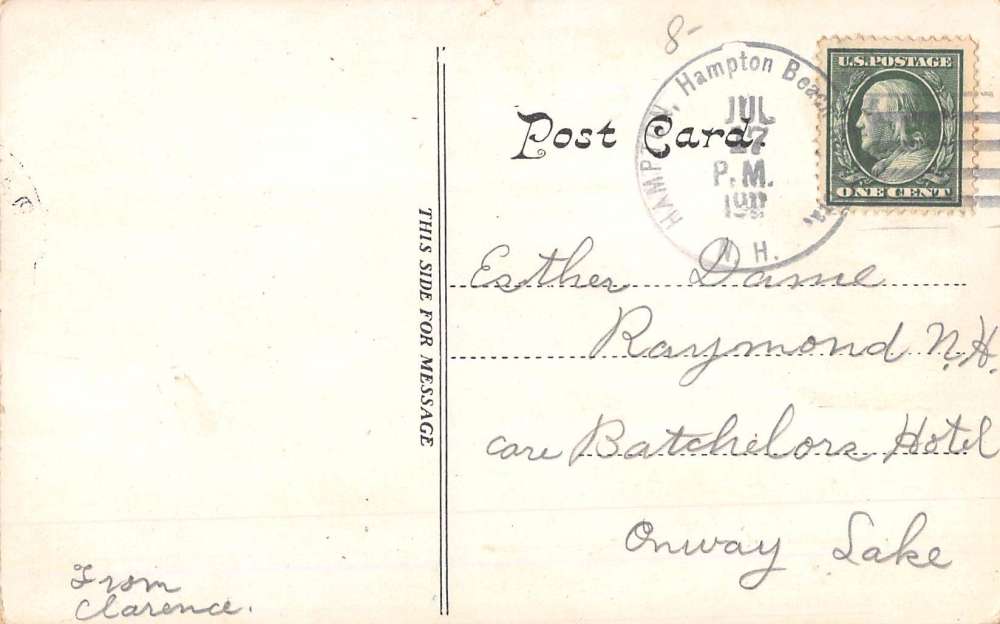 Salisbury Beach Massachusetts Birdseye View Of City Antique Postcard K66102 - Image 2