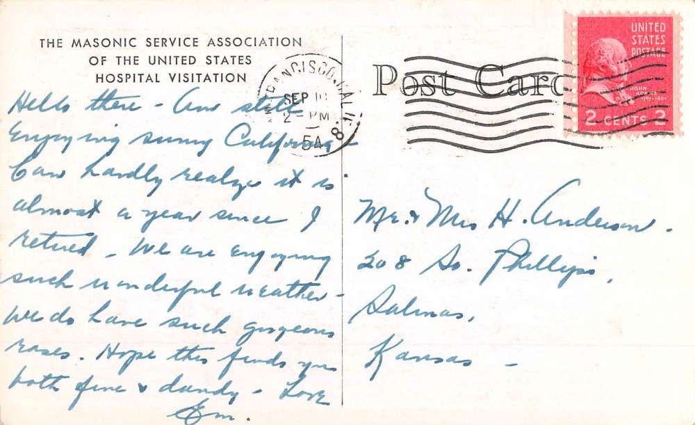 Excelsior Springs Missouri Veterans Hospital Antique Postcard K66774 - Image 2