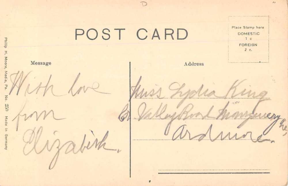 Philadelphia Pennslyvania Market St Elevated Railway Terminal Postcard J68233 - Image 2