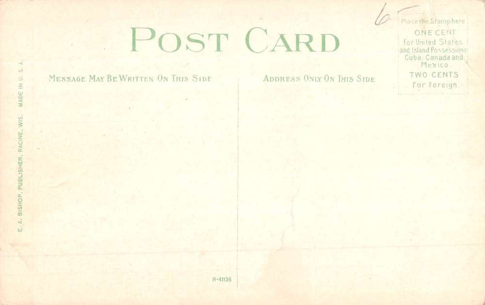 Waukegan Illinois Lake Breeze Sanatorium Street View Antique Postcard K67102 - Image 2