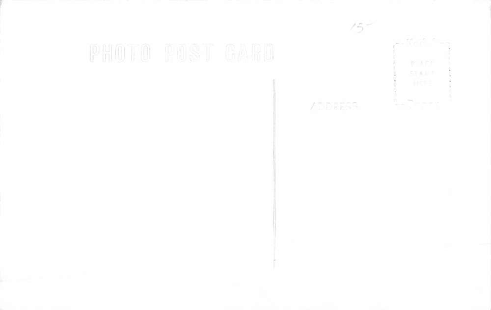 Mound Minnesota Lutheran Church Real Photo Antique Postcard K67327 - Image 2