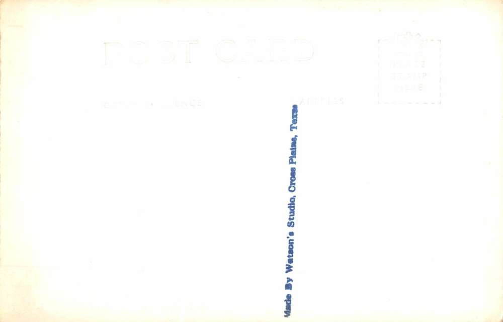 Sonora Texas Episcopal Church Real Photo Antique Postcard K67550 - Image 2