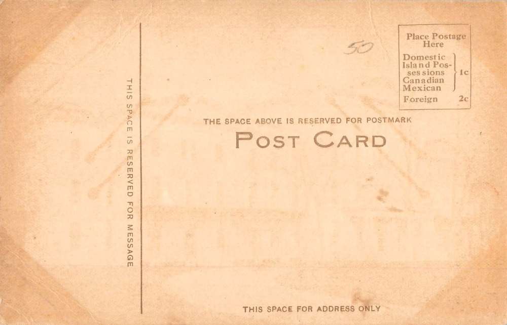 Janesville Wisconsin State Institute For Blind Antique Postcard K67648 - Image 2