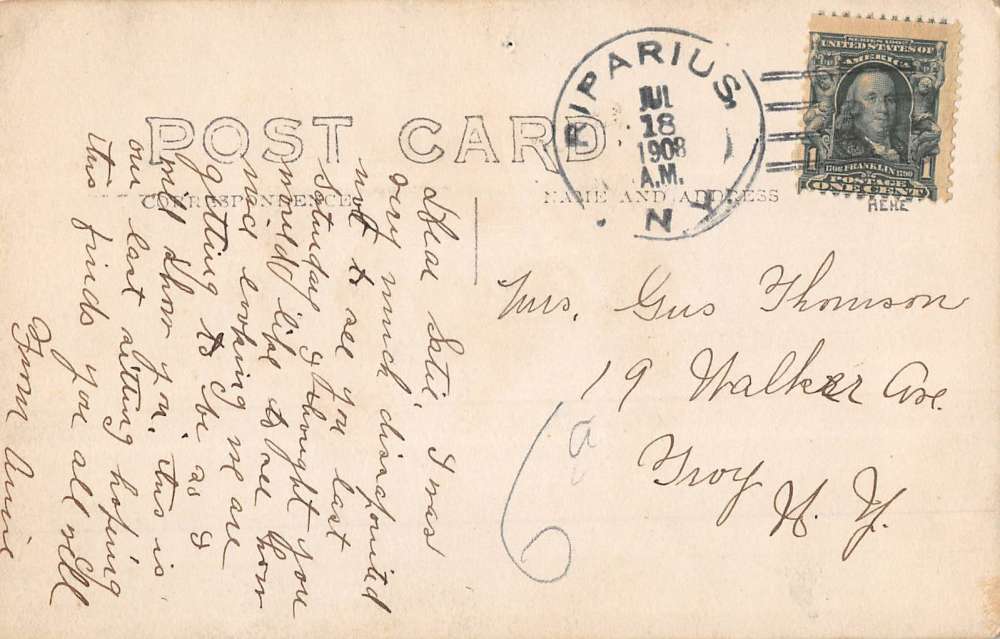 Riparius New York Family Portrait Real Photo Antique Postcard K67858 - Image 2