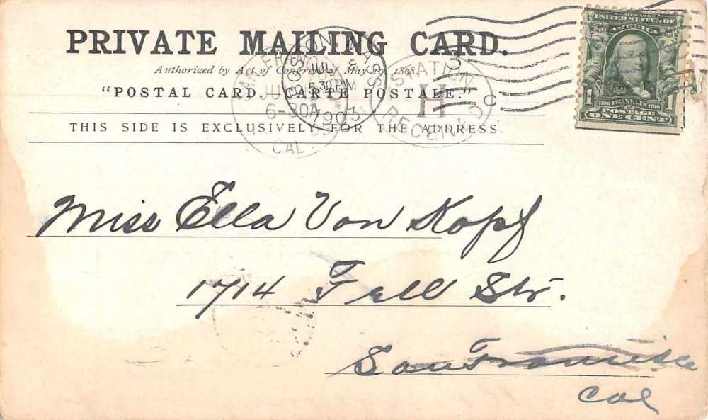 Boston Massachusetts Keith's by Night Private Mail Antique Postcard J68506 - Image 2