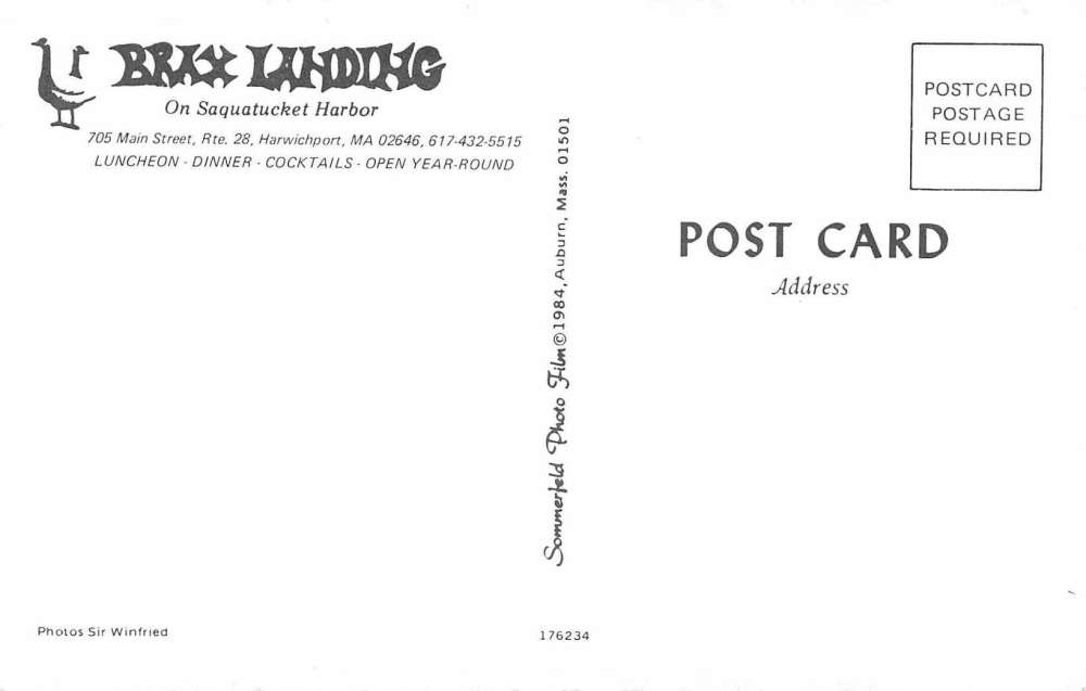 Harwichport Massachusetts Brax Landing Multiview Vintage Postcard K69061 - Image 2