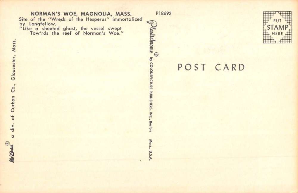 Magnolia Massachusetts Normans Woe Waterfront Vintage Postcard K69234 - Image 2