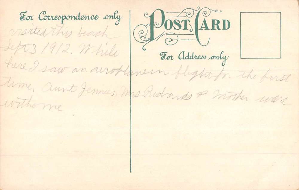 Beverly Massachusetts Dane Street Beach Summer Scene Antique Postcard K69240 - Image 2