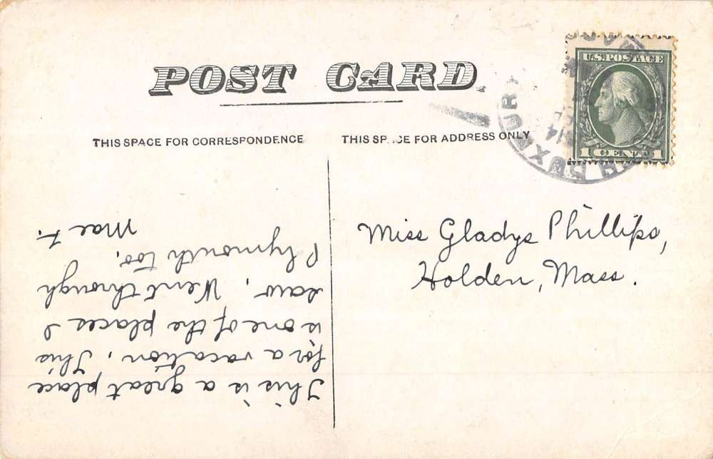 Duxbury Massachusetts Myles Standish House Antique Postcard K69414 - Image 2