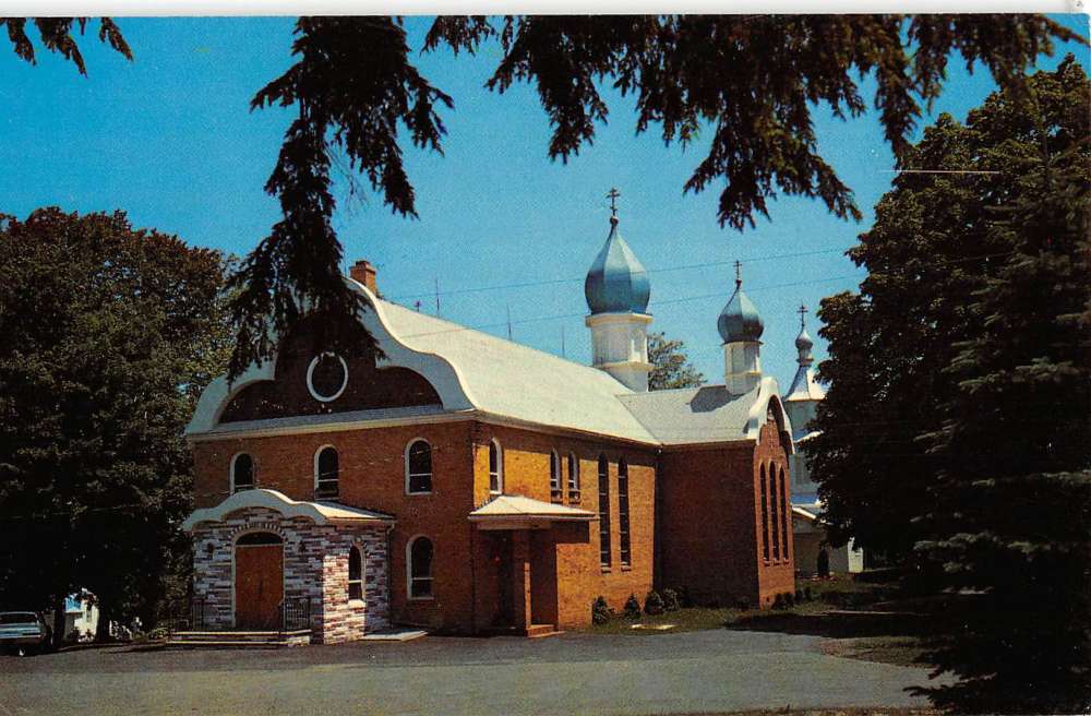 South Canaan Pennsylvania St Tokhons Monastery Church Vintage Postcard