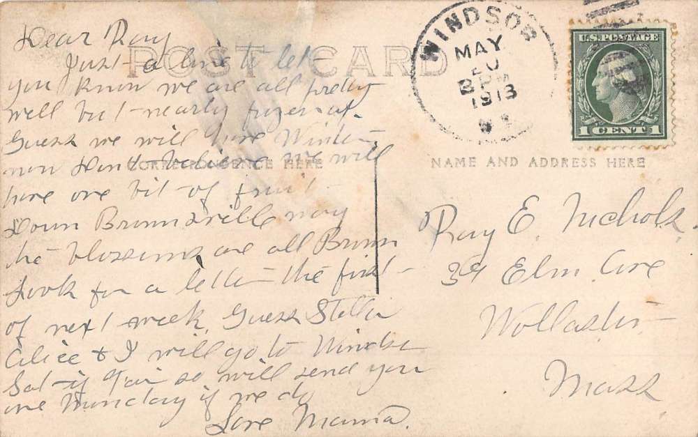 Cavendish Vermont Gorge Dam Real Photo Antique Postcard K69967 - Image 2