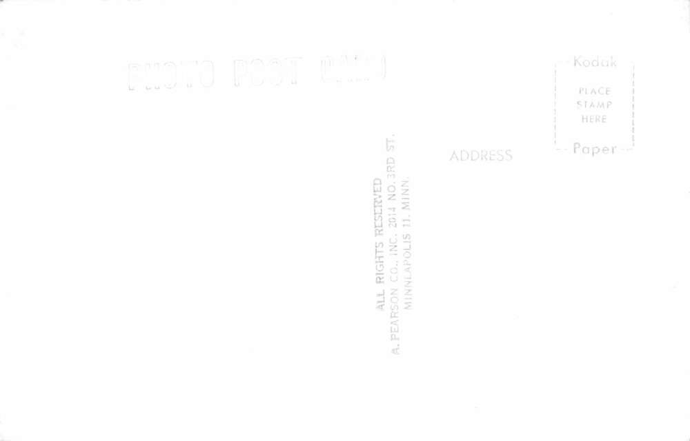 Paynesville Minnesota Lake Koronis Chapel Real Photo Antique Postcard