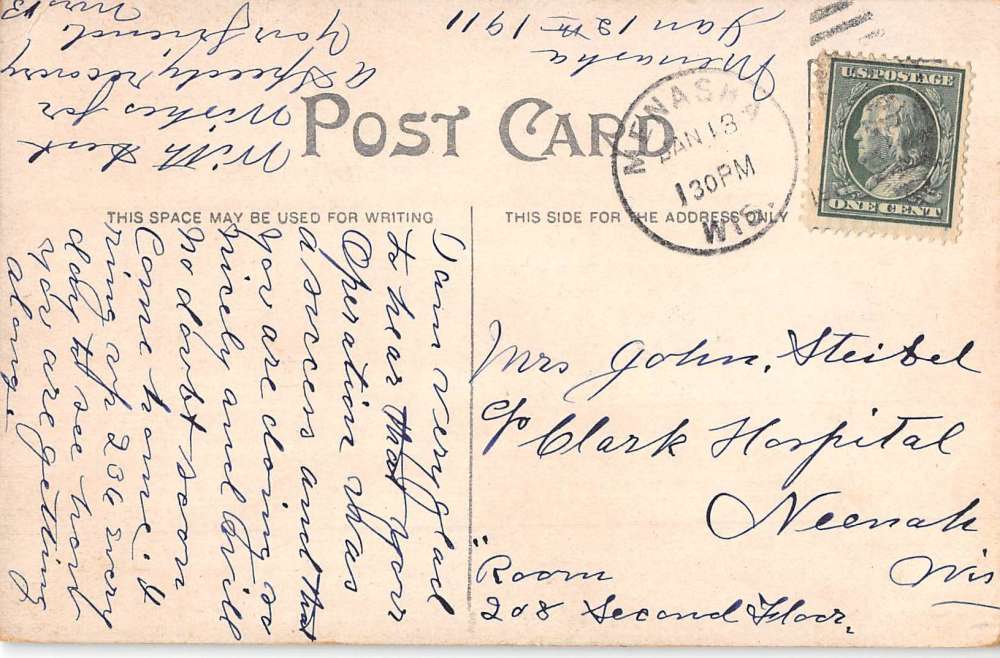 Appleton Wisconsin Power Canal Scenic View Antique Postcard K70877 - Image 2