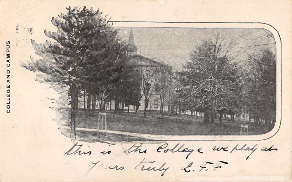 New Wilmington Pennsylvania Westminster College Campus Antique Postcard K71130 Mary L. Martin