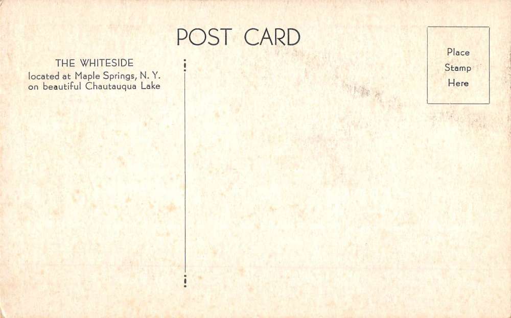Maple Springs New York Whiteside Docks Waterfront Antique Postcard K71219 - Image 2