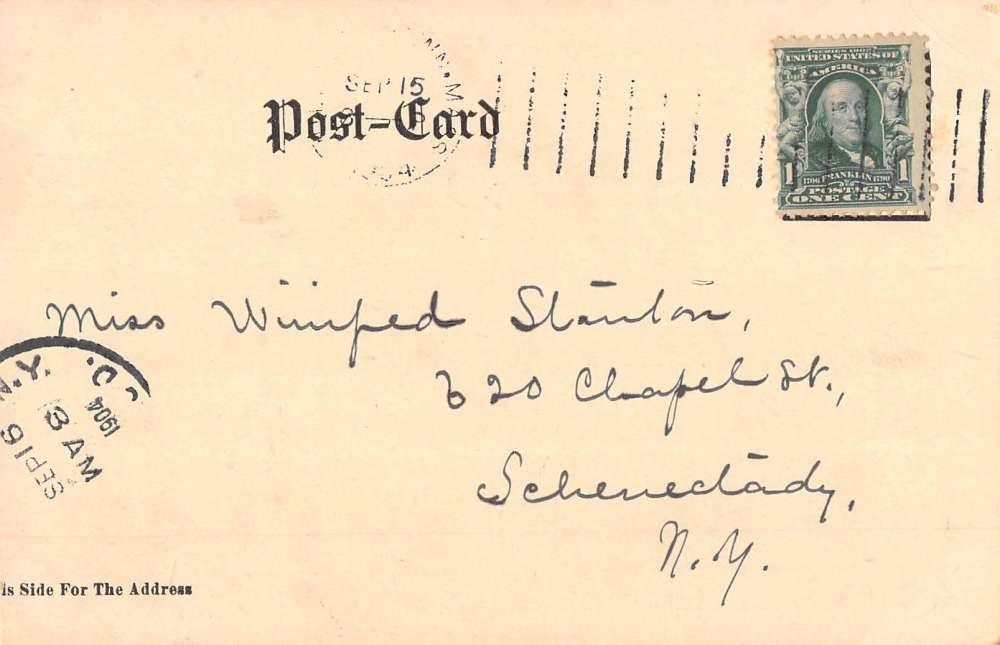 Williamstown Massachusetts College Lasell Gym Antique Postcard K71240 - Image 2