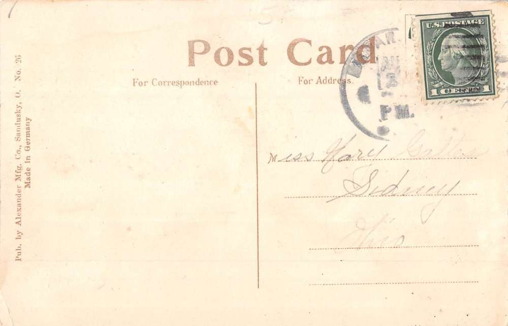 Sandusky Ohio Soldiers Home Street View Antique Postcard K71693 - Image 2