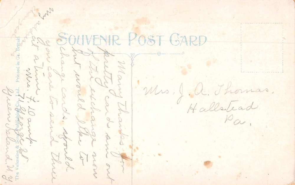 Troy New York street scene Emma Willard Seminary Bldgs antique pc Z39278 - Image 2