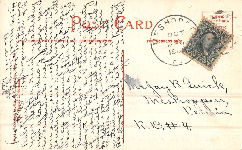 Meshoppen Pennsylvania Peaceful Susquehanna Waterfront Antique Postcard K72133 - Image 2