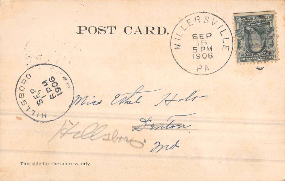 Millersville Pennsylvania State Normal School Ladies Dorm Postcard K72138 - Image 2