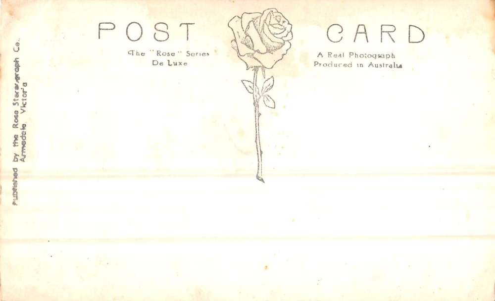 Echuca Victoria Australia Murray River Real Photo Antique Postcard K72293 - Image 2