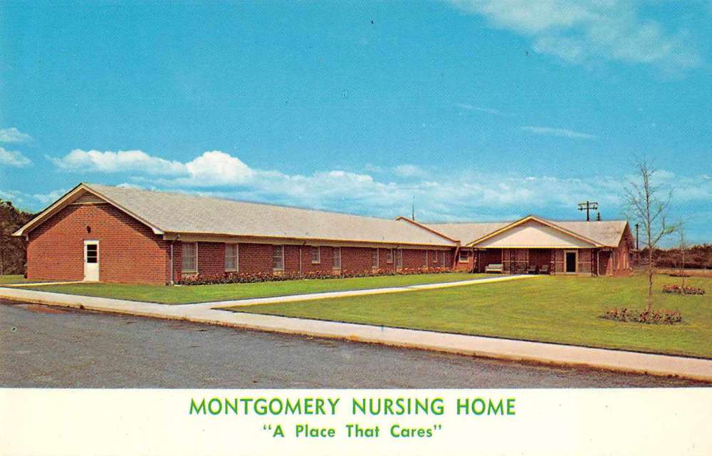 Biscoe North Carolina Montgomery Nursing Home Vintage Postcard J70102