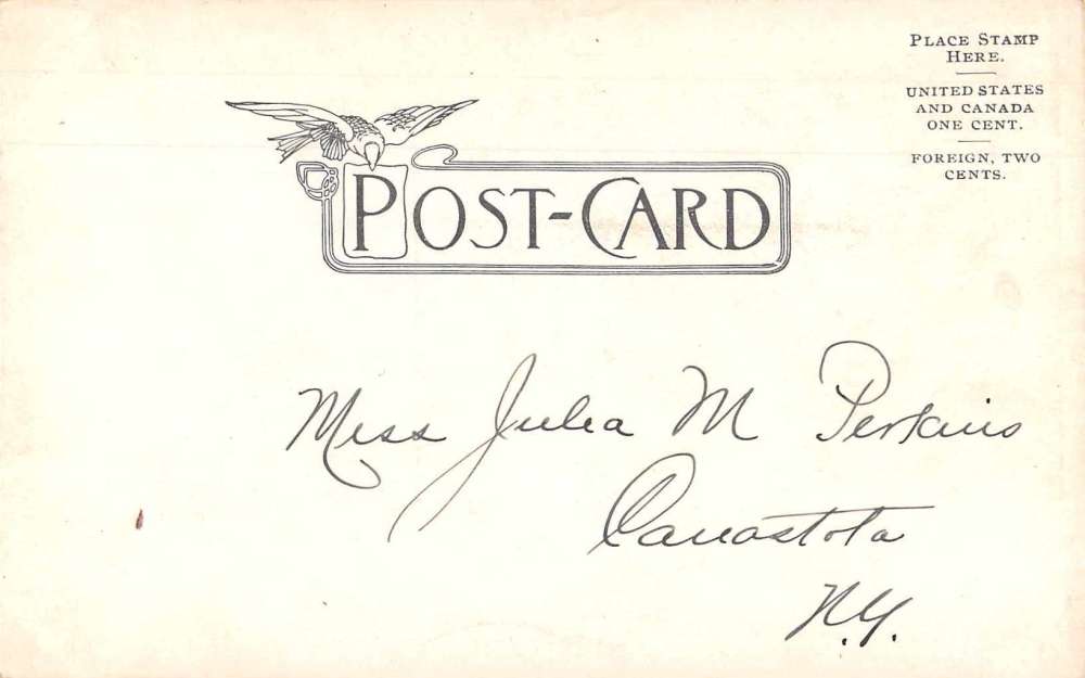 Mason City Indiana Court House Greetings Antique Postcard J71477 - Image 2