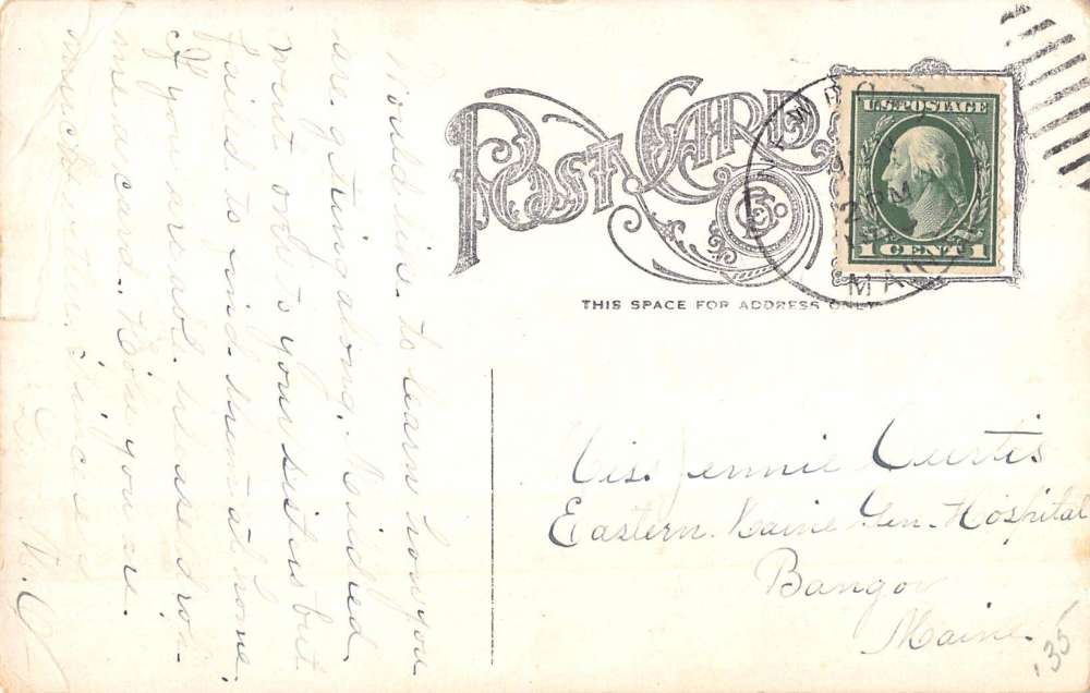 Newport Maine Lake Sebasticook Camp Benson Antique Postcard K76611 - Image 2