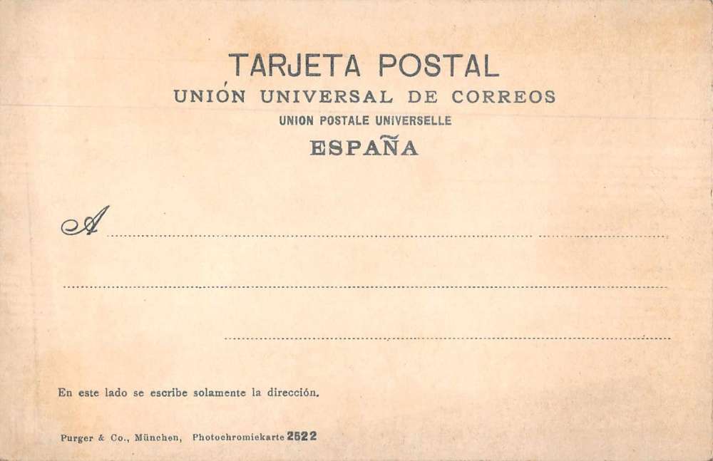 Andalucia Spain "Soledad" typical female of the region antique pc Z40397 - Image 2