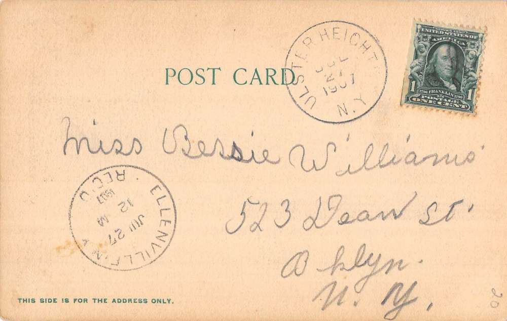 Ulster Heights New York Lake Waterfront Antique Postcard K77087 - Image 2