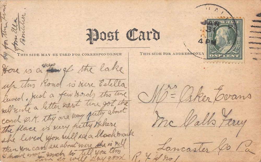 Valhalla New York Kensico Lake West Drive Antique Postcard K77141 - Image 2