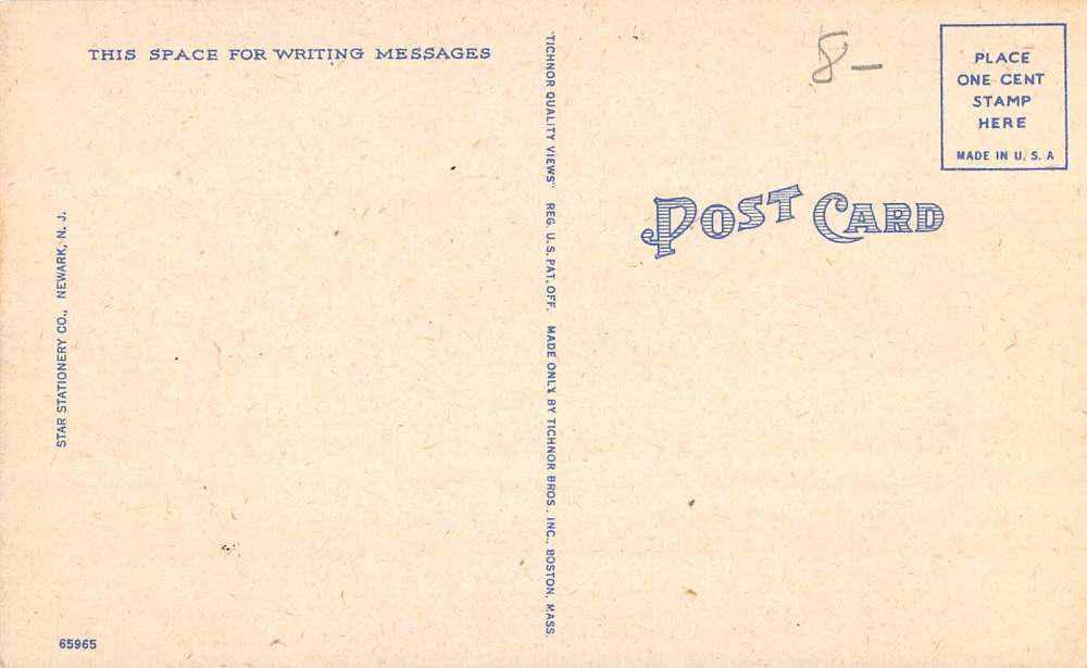 Point Pleasant New Jersey Boat Basin Waterfront Antique Postcard K77799 - Image 2