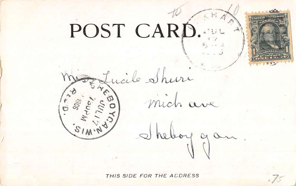 Elkhart Lake Wisconsin Scenic Waterfront Greeting Antique Postcard K77950 - Image 2
