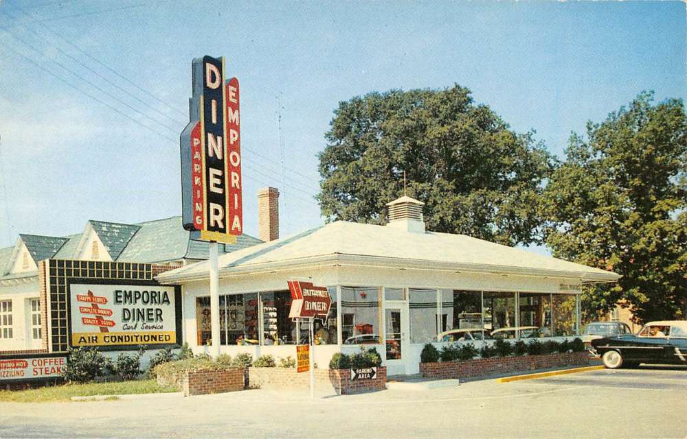 Emporia Virginia New Diner Street View Vintage Postcard K78938 - Mary L ...